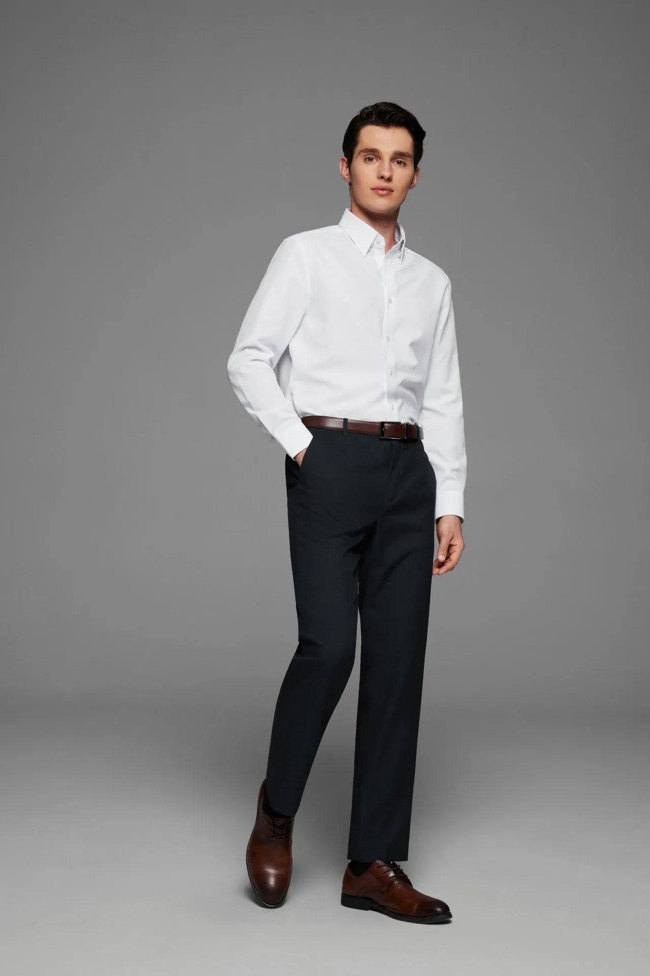 Non-Iron Dry Smart Fit Twill Shirt