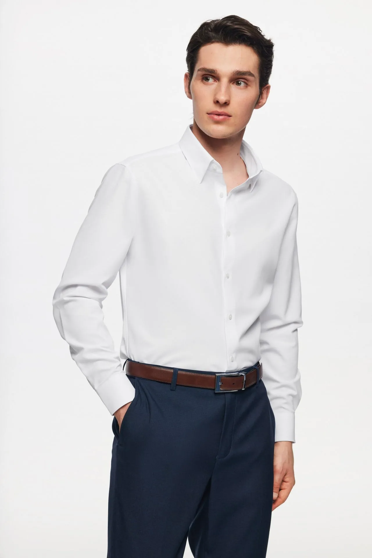 Non-Iron Dry Smart Fit Twill Shirt