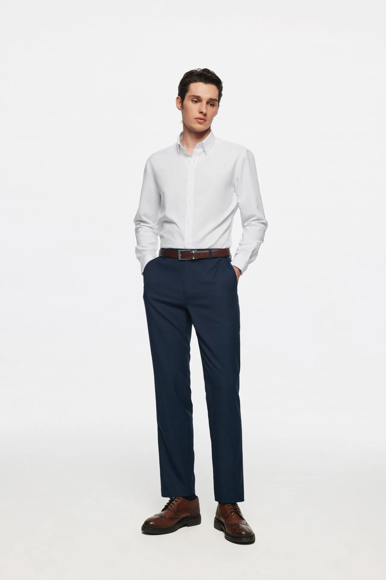 Non-Iron Dry Smart Fit Twill Shirt