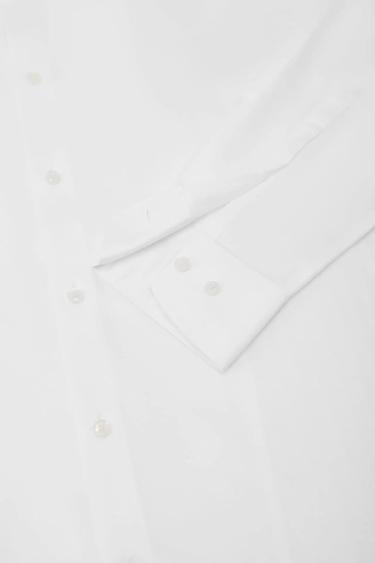Non-Iron Premium Cotton Smart Fit Wide Herringbone Shirt