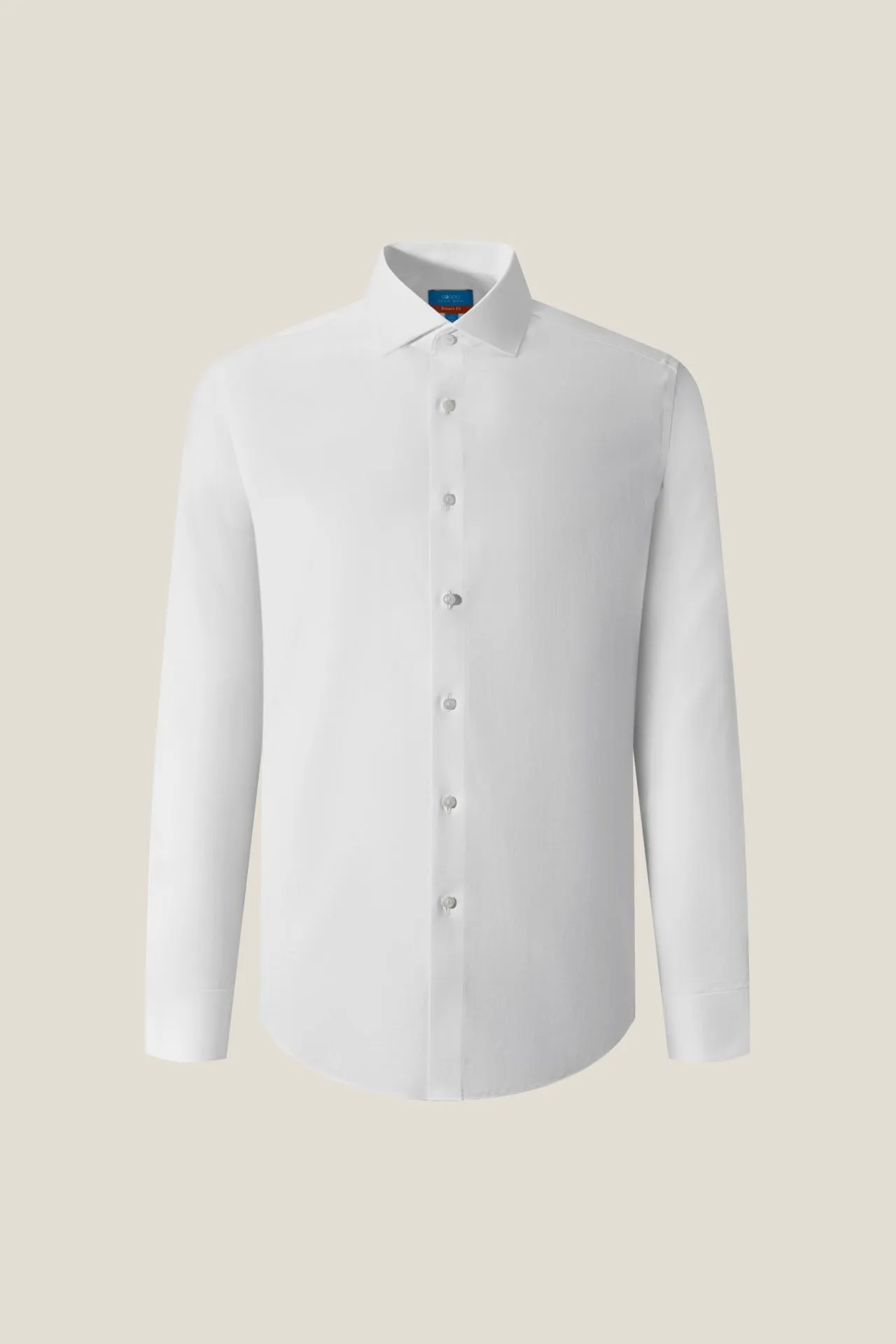 Non-Iron Premium Cotton Smart Fit Wide Herringbone Shirt