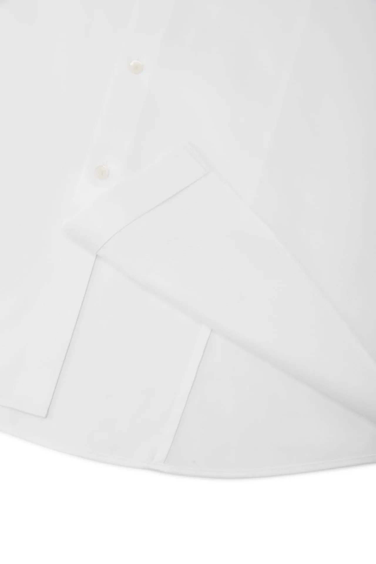 Non-Iron Premium Cotton Smart Fit Wide Herringbone Shirt