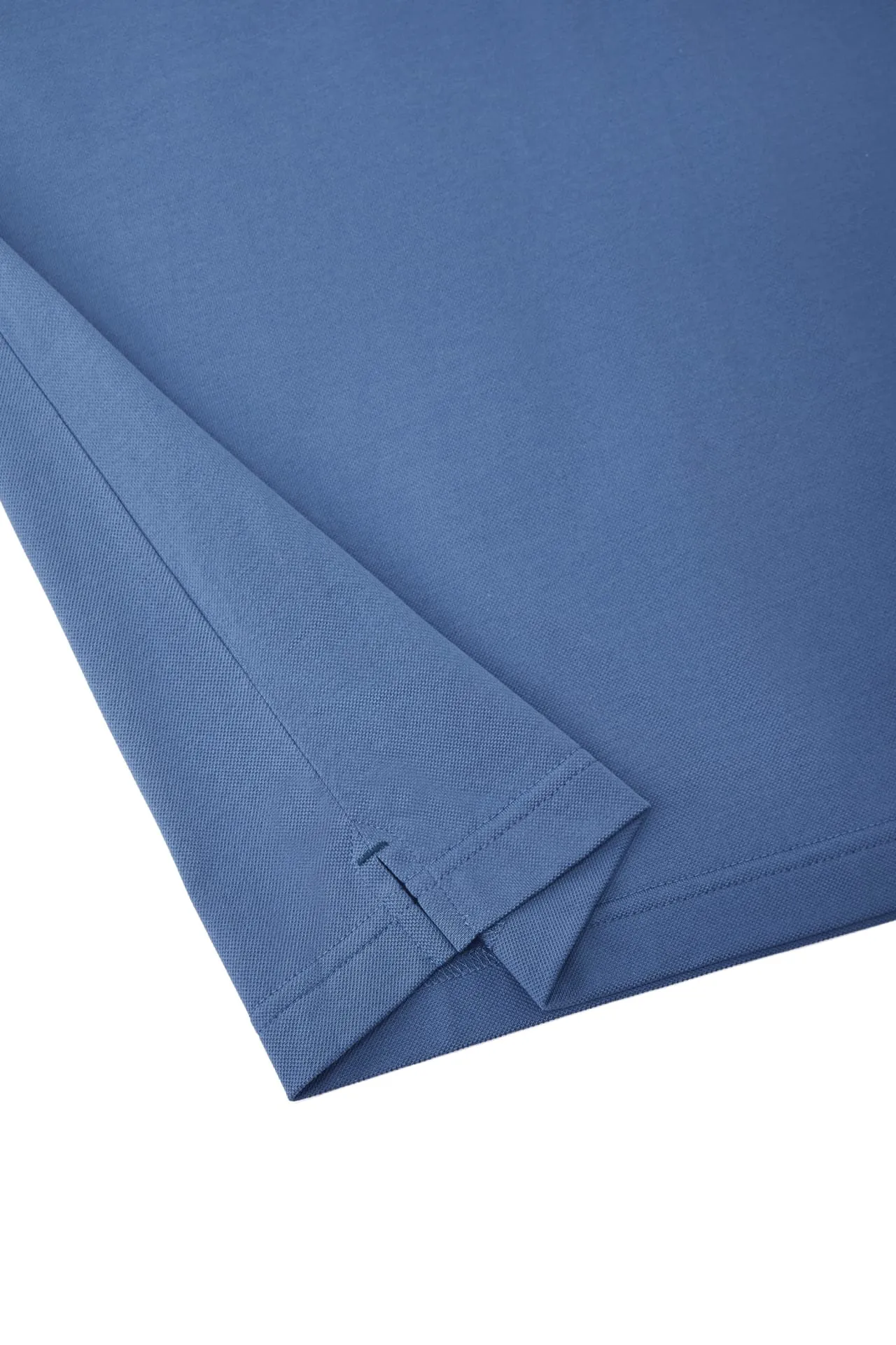 Non-Iron Pure Cotton Pique Smart Fit Stand Collar Short Sleeve Polo Tee