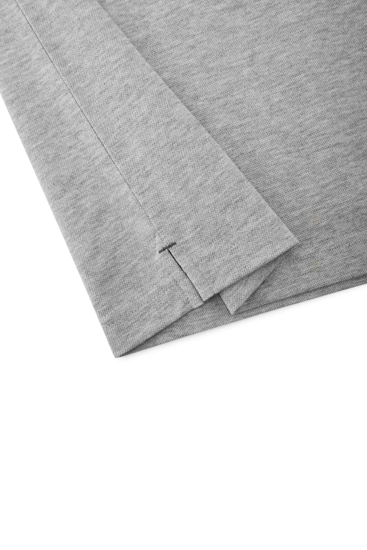Non-Iron Pure Cotton Pique Smart Fit Stand Collar Short Sleeve Polo Tee