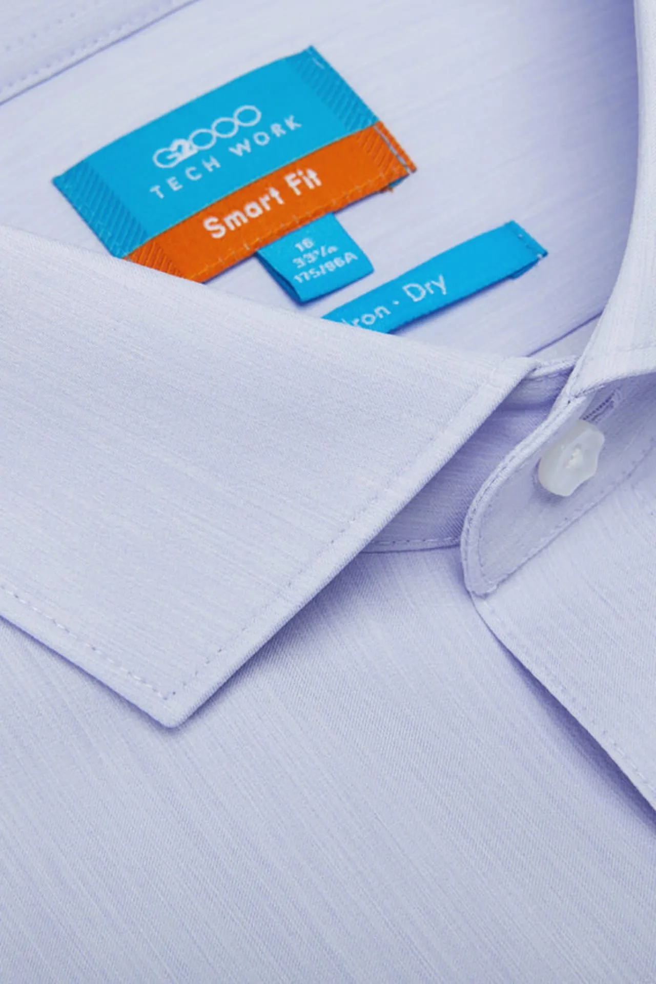 Non-Iron Quick Dry Smart Fit Semi Solid Shirt