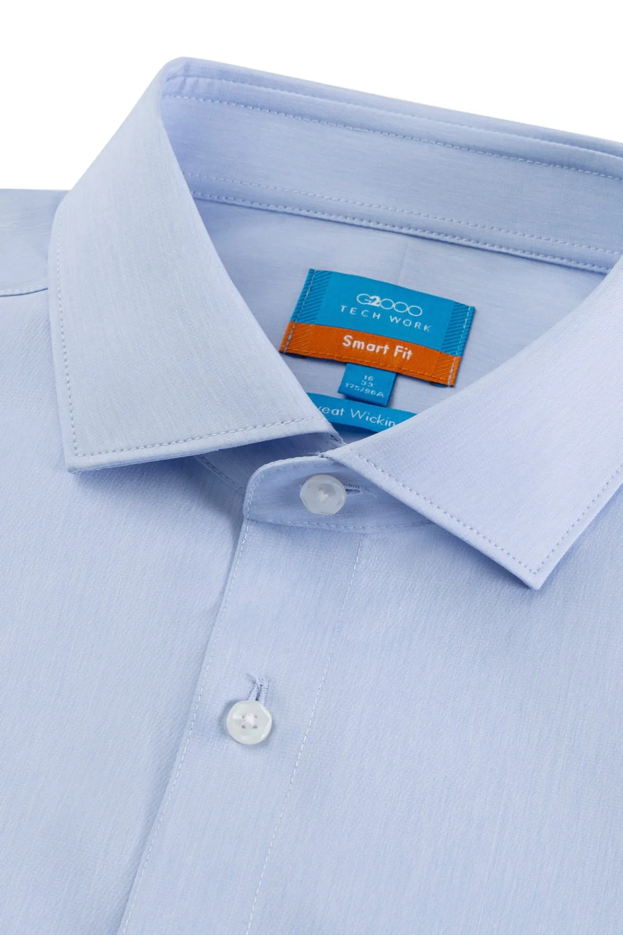 Non-Iron Quick Dry Smart Fit Semi Solid Shirt
