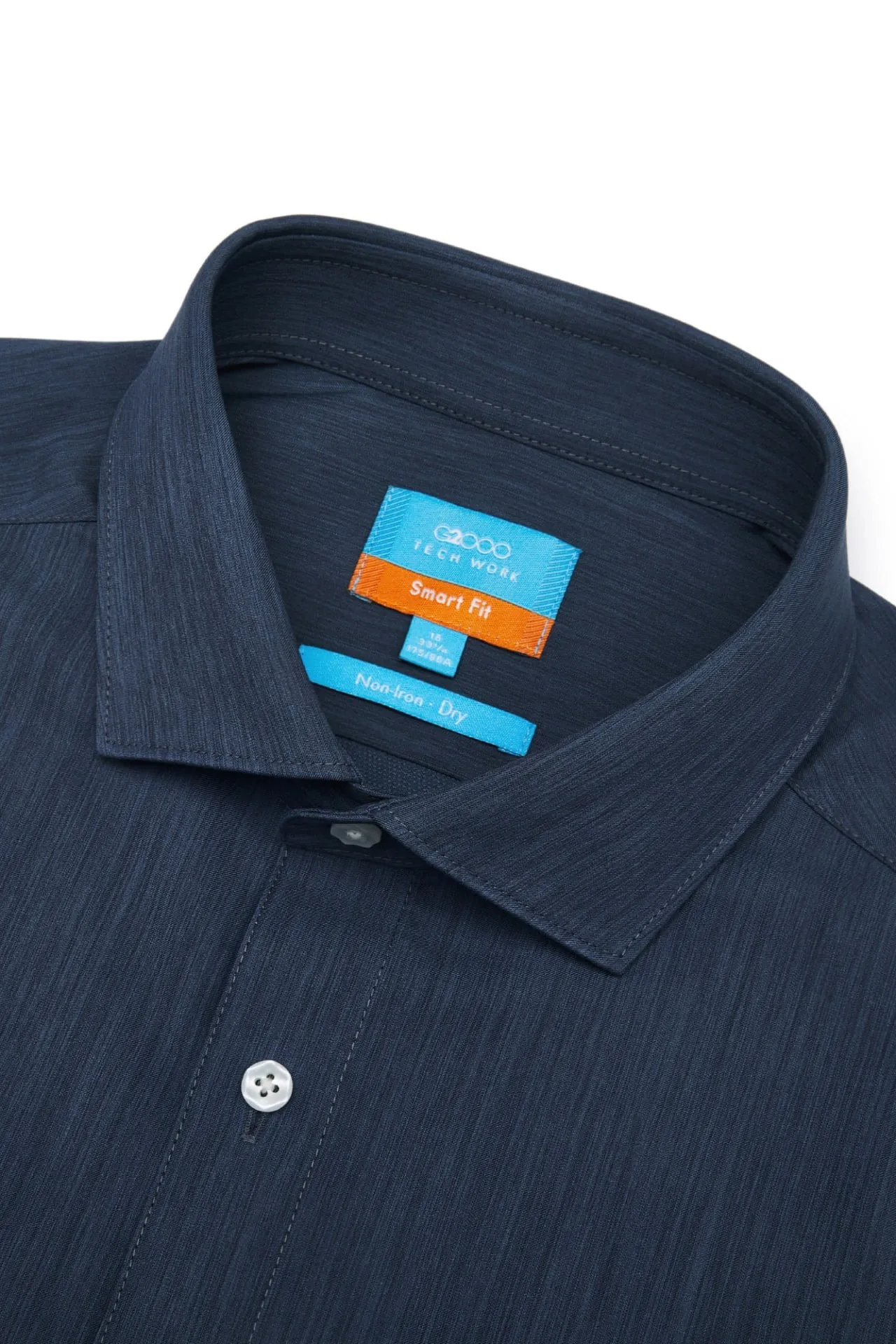 Non-Iron Quick Dry Smart Fit Semi Solid Shirt