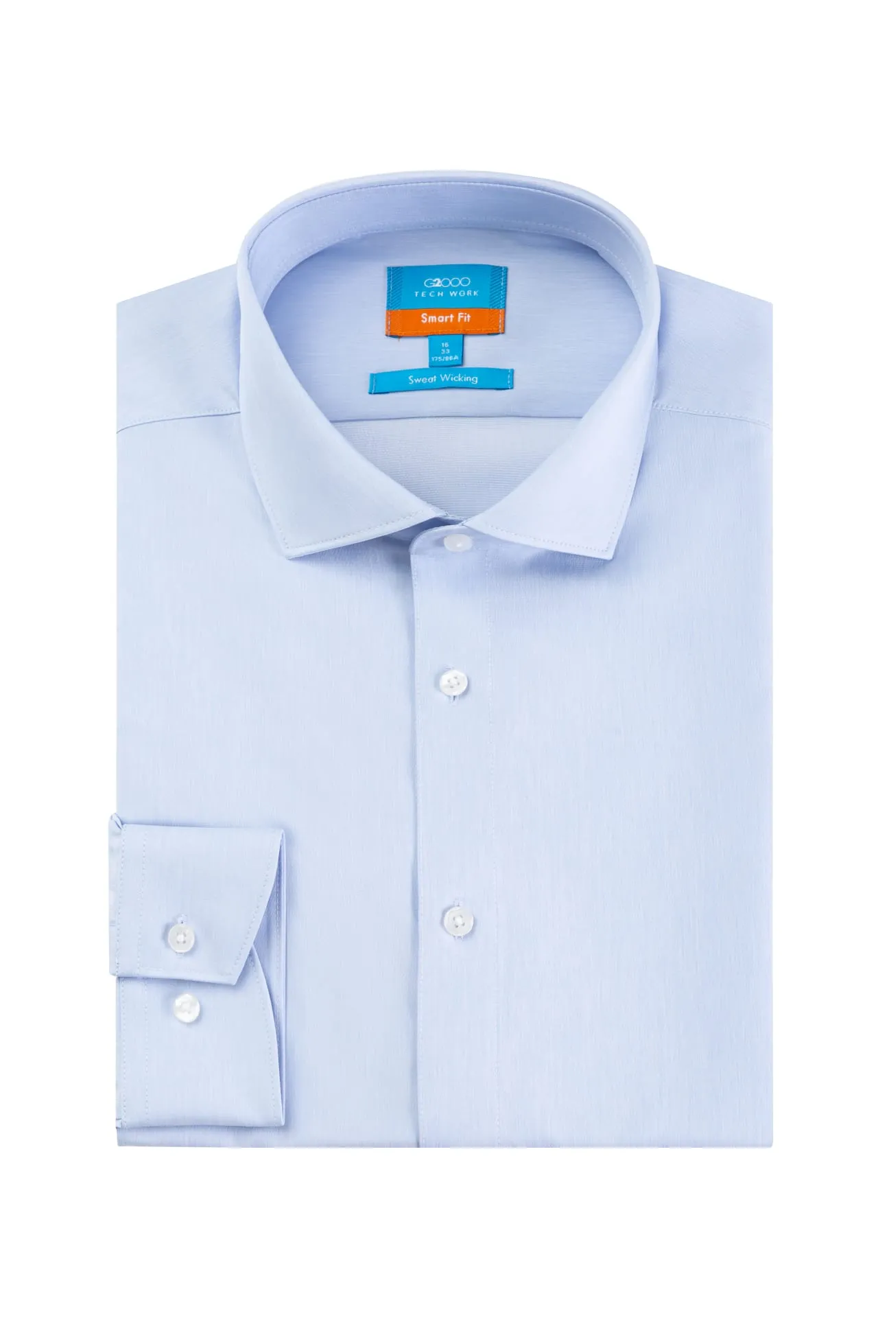 Non-Iron Quick Dry Smart Fit Semi Solid Shirt