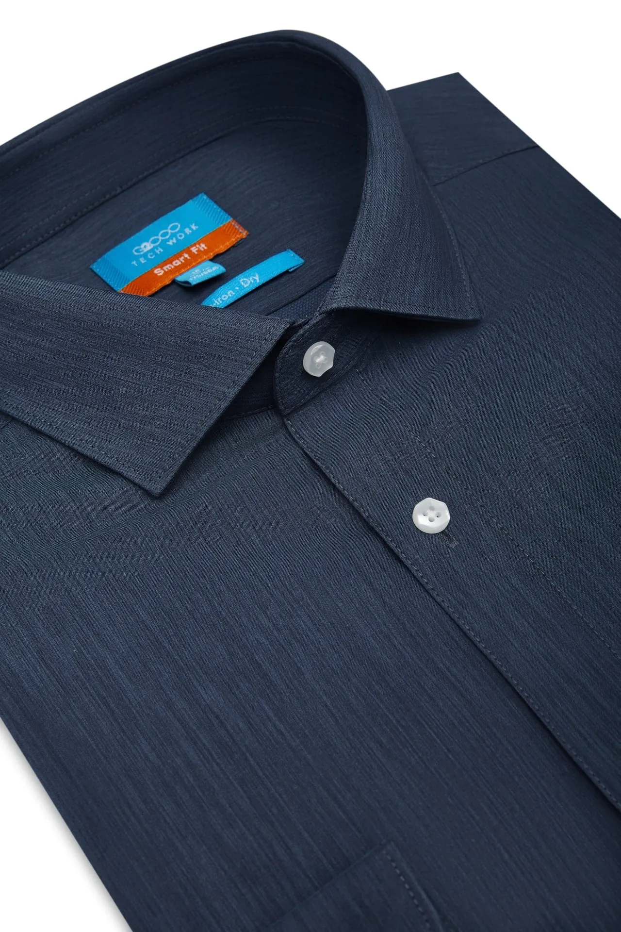 Non-Iron Quick Dry Smart Fit Semi Solid Shirt