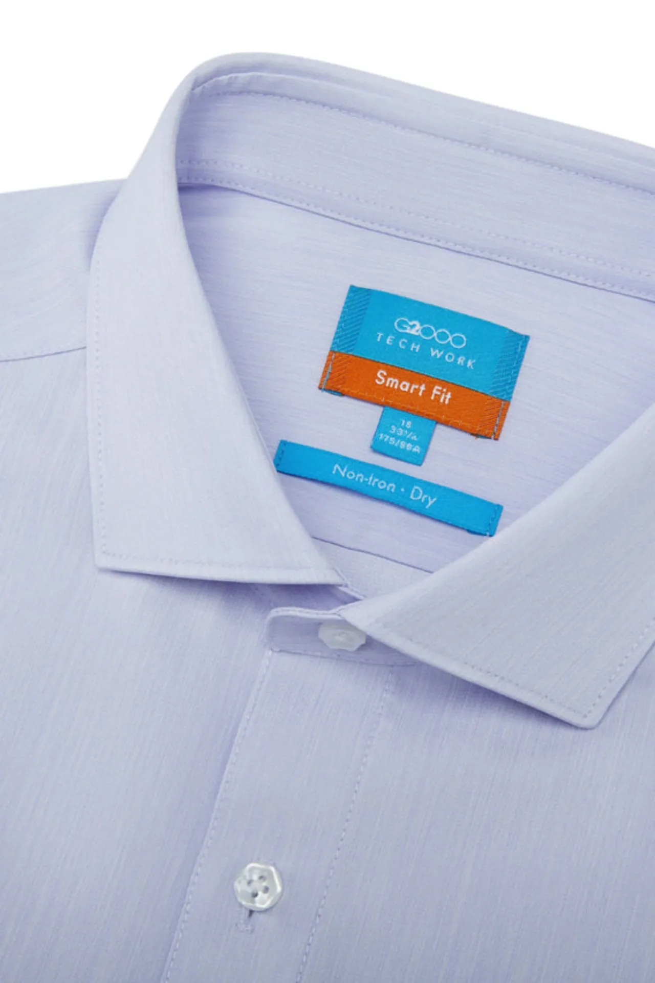 Non-Iron Quick Dry Smart Fit Semi Solid Shirt