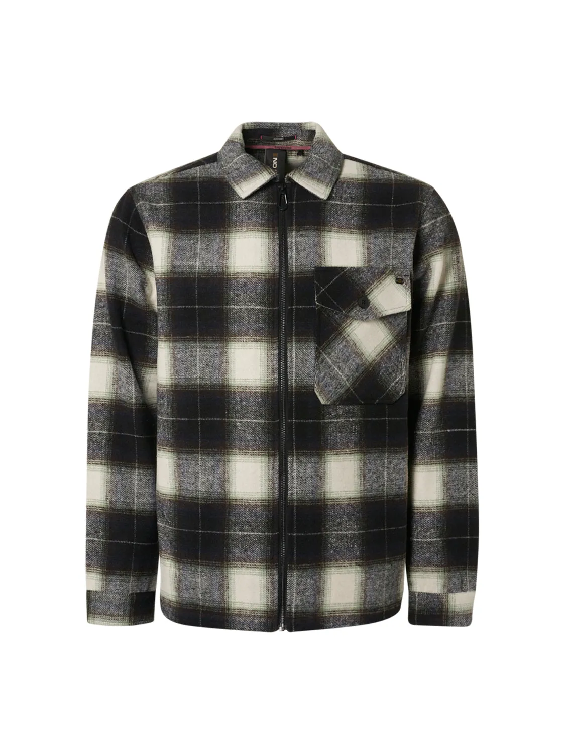 NXS FLANNEL CHECK ZIP THRU OVERSHIRT