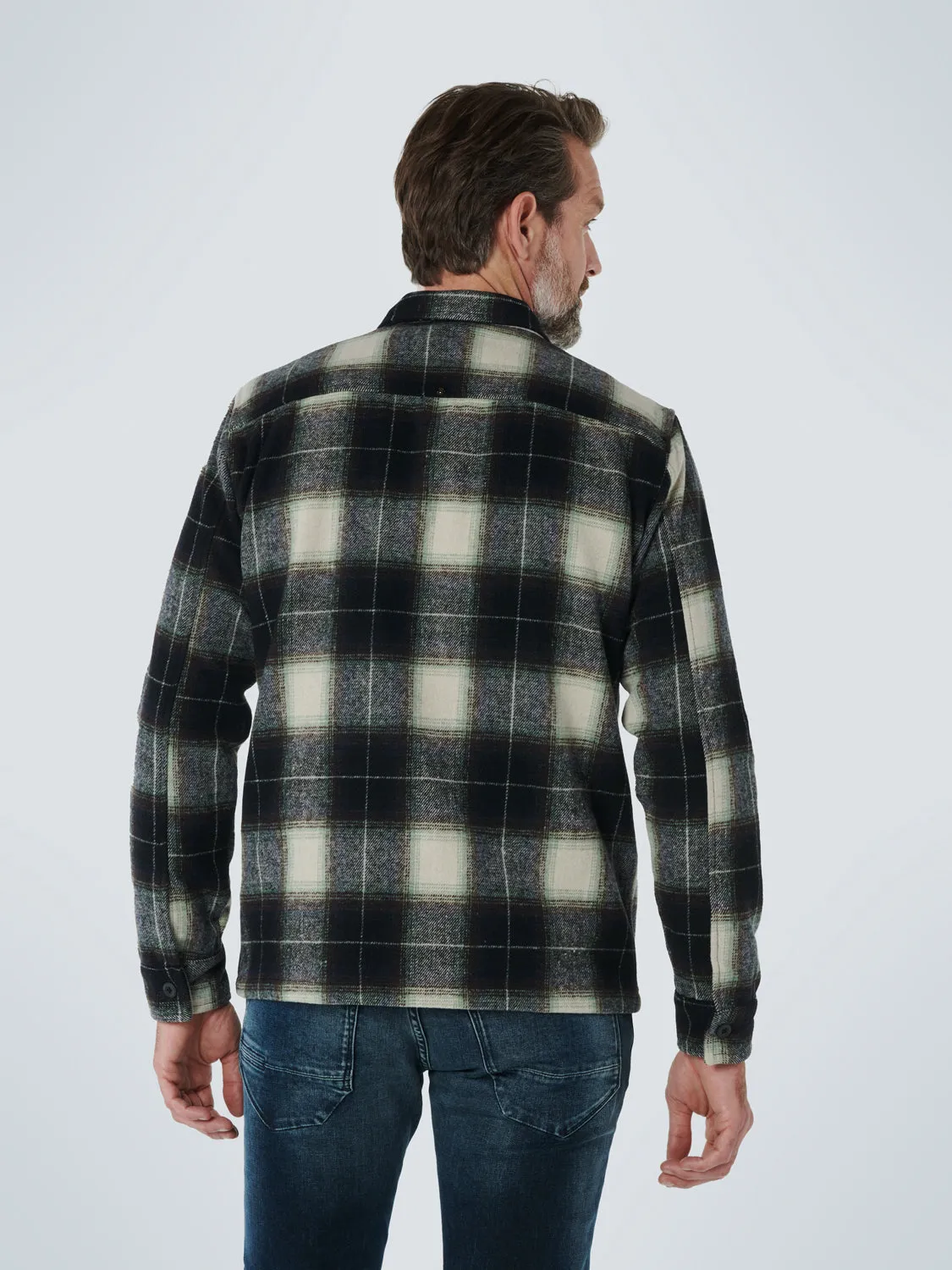 NXS FLANNEL CHECK ZIP THRU OVERSHIRT