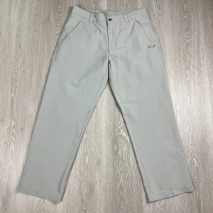 Oakley Mens Grey Chinos Size 34 Approx