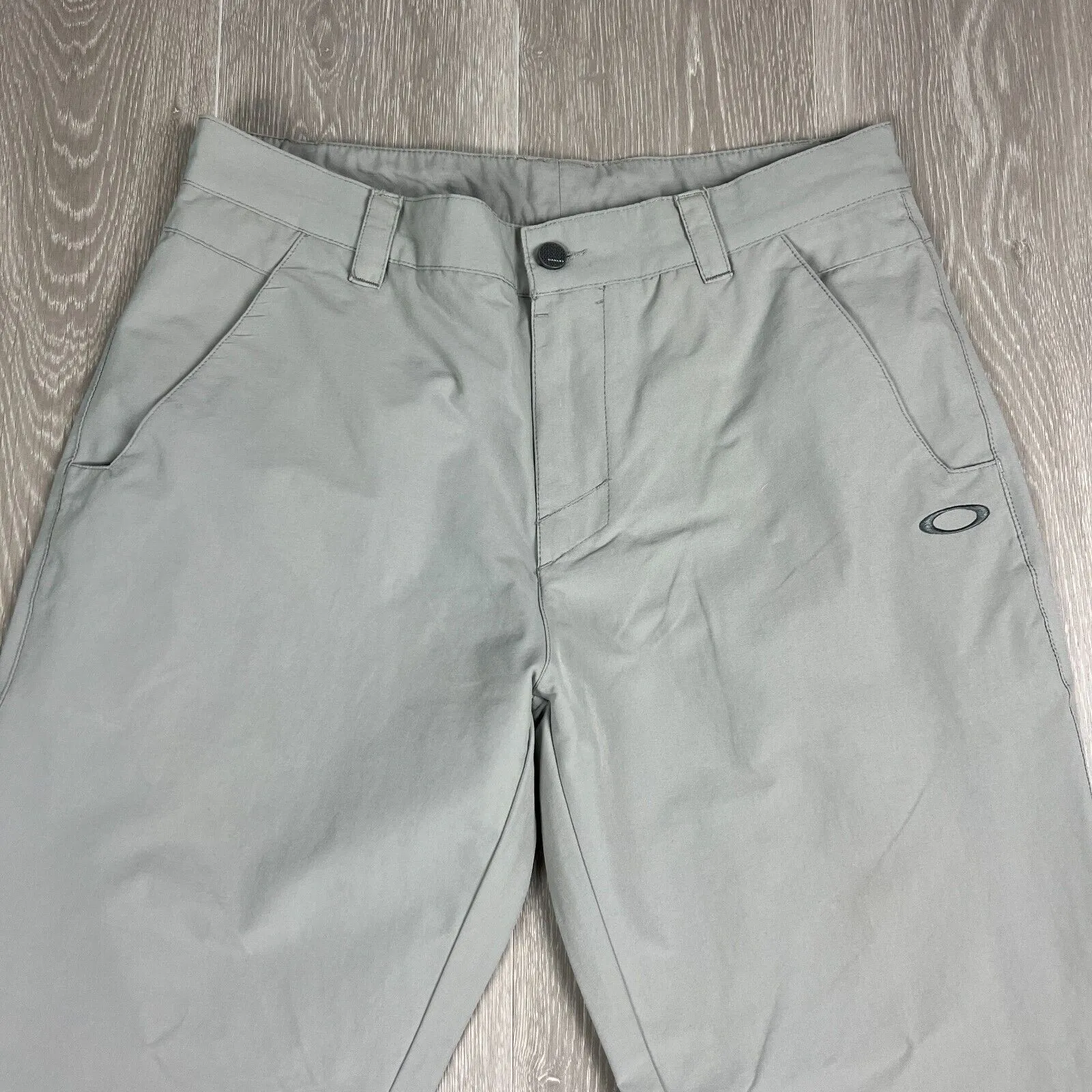 Oakley Mens Grey Chinos Size 34 Approx