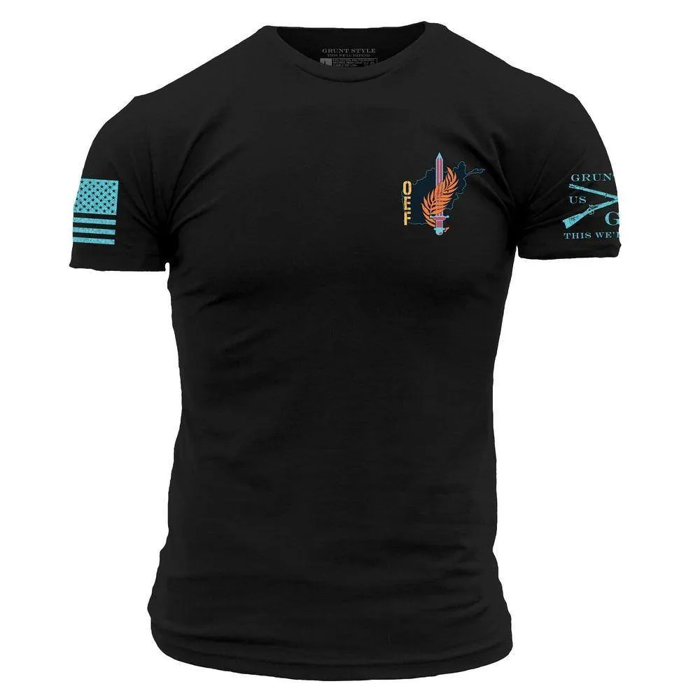 OEF - Forged In Fire T-Shirt - Black