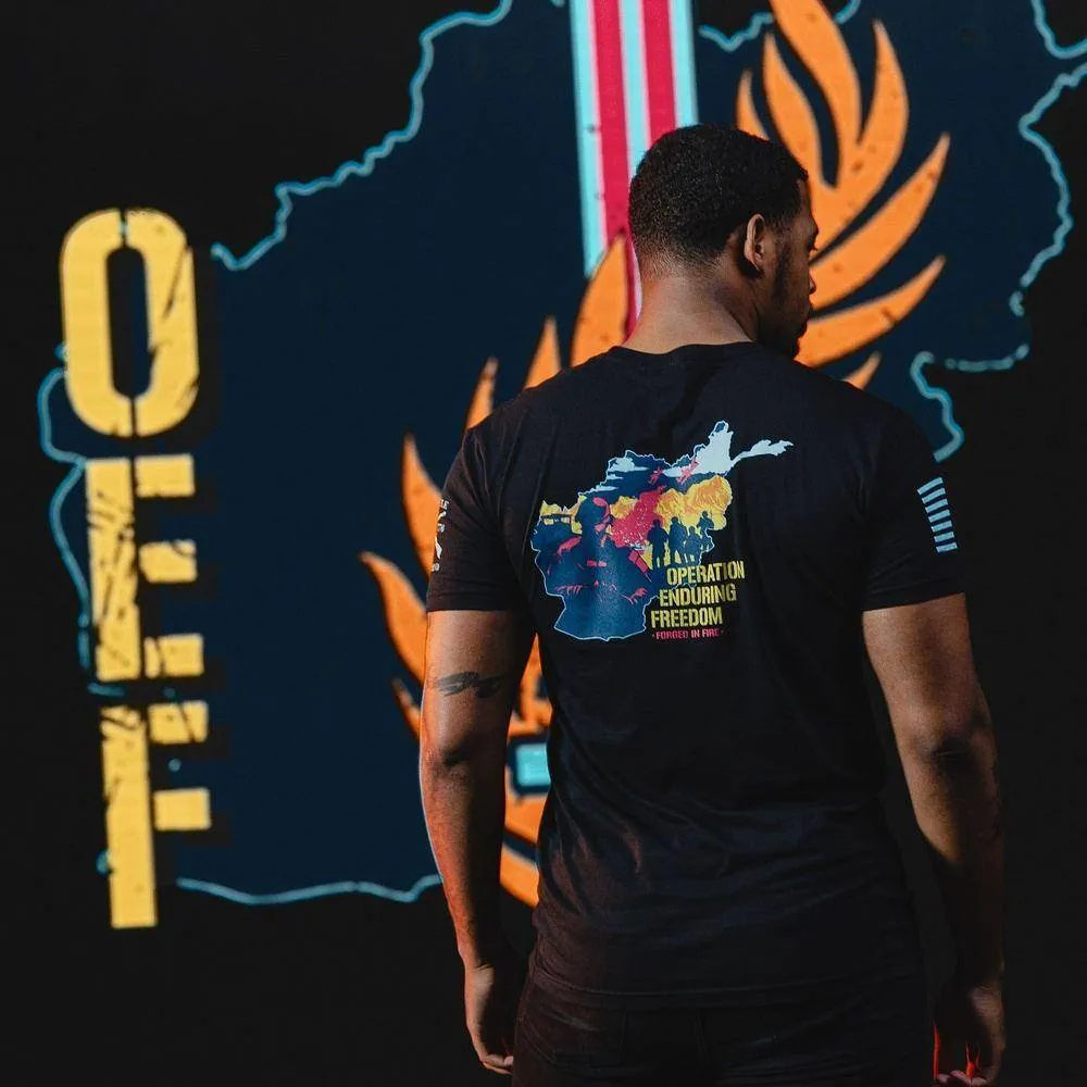 OEF - Forged In Fire T-Shirt - Black