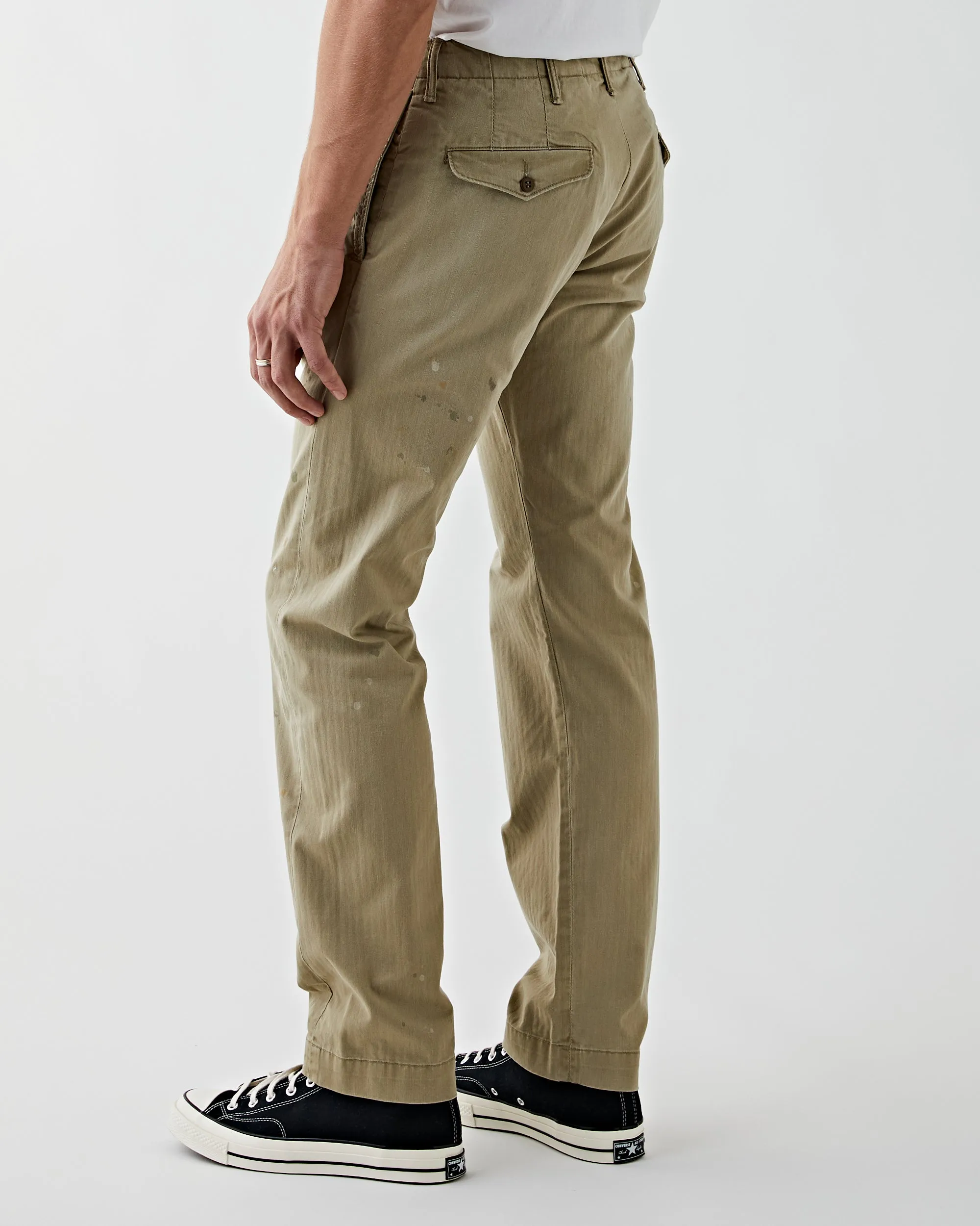 Officer's Flat Chino Vintage Khaki