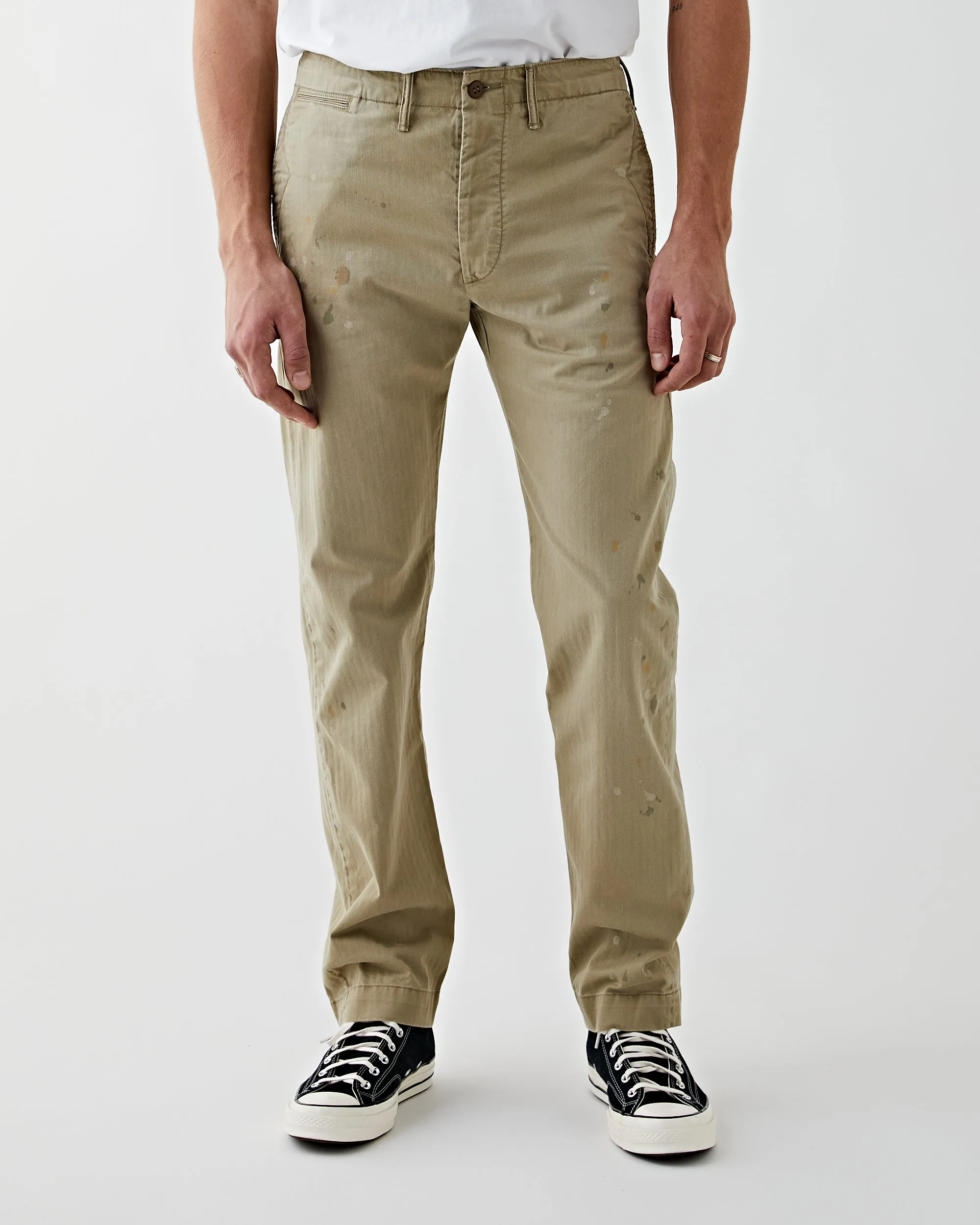 Officer's Flat Chino Vintage Khaki