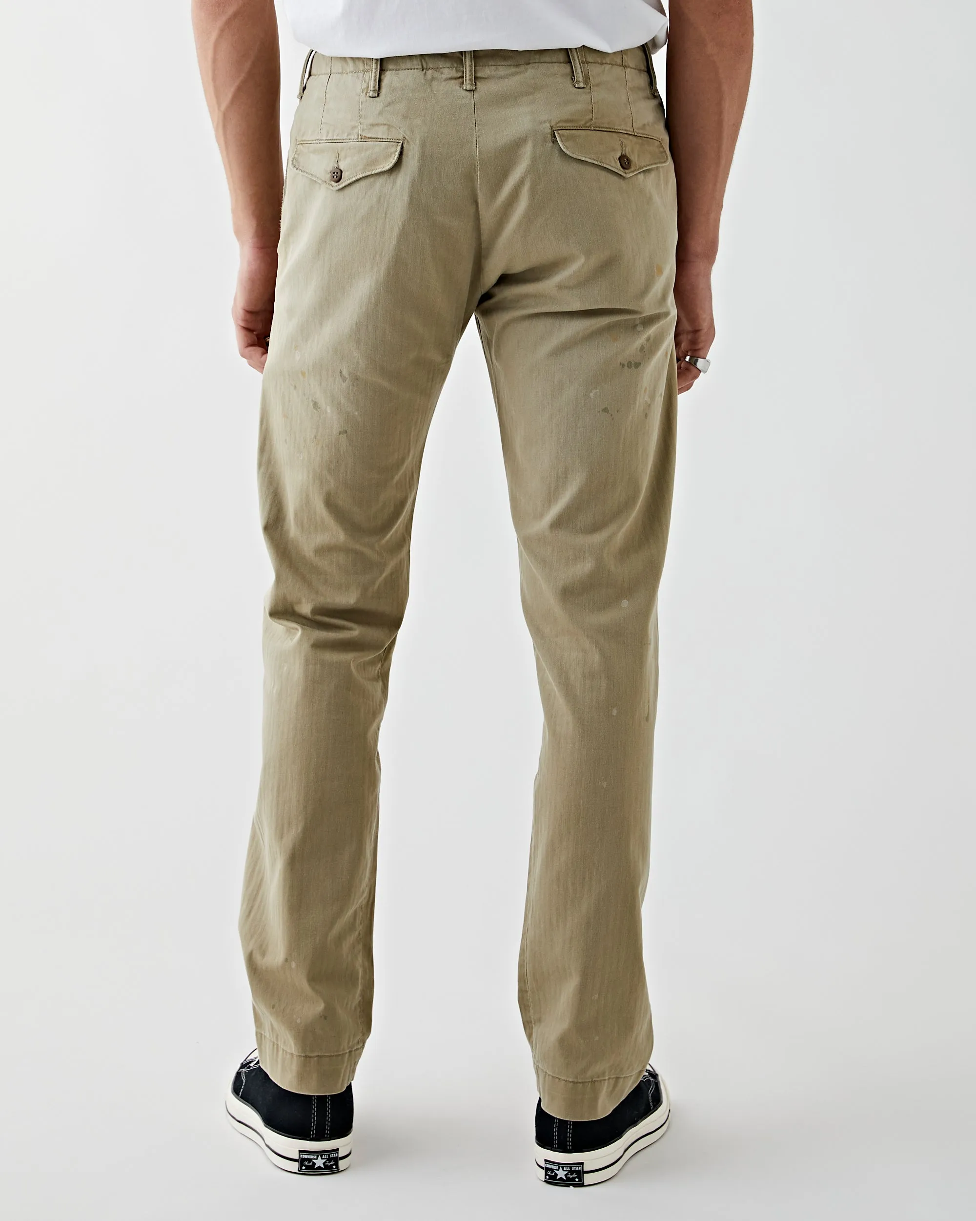 Officer's Flat Chino Vintage Khaki