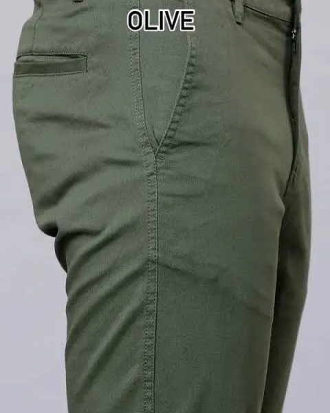 OLIVE COTTON Chino Pants| The Solution to Effortless Style and Comfort"