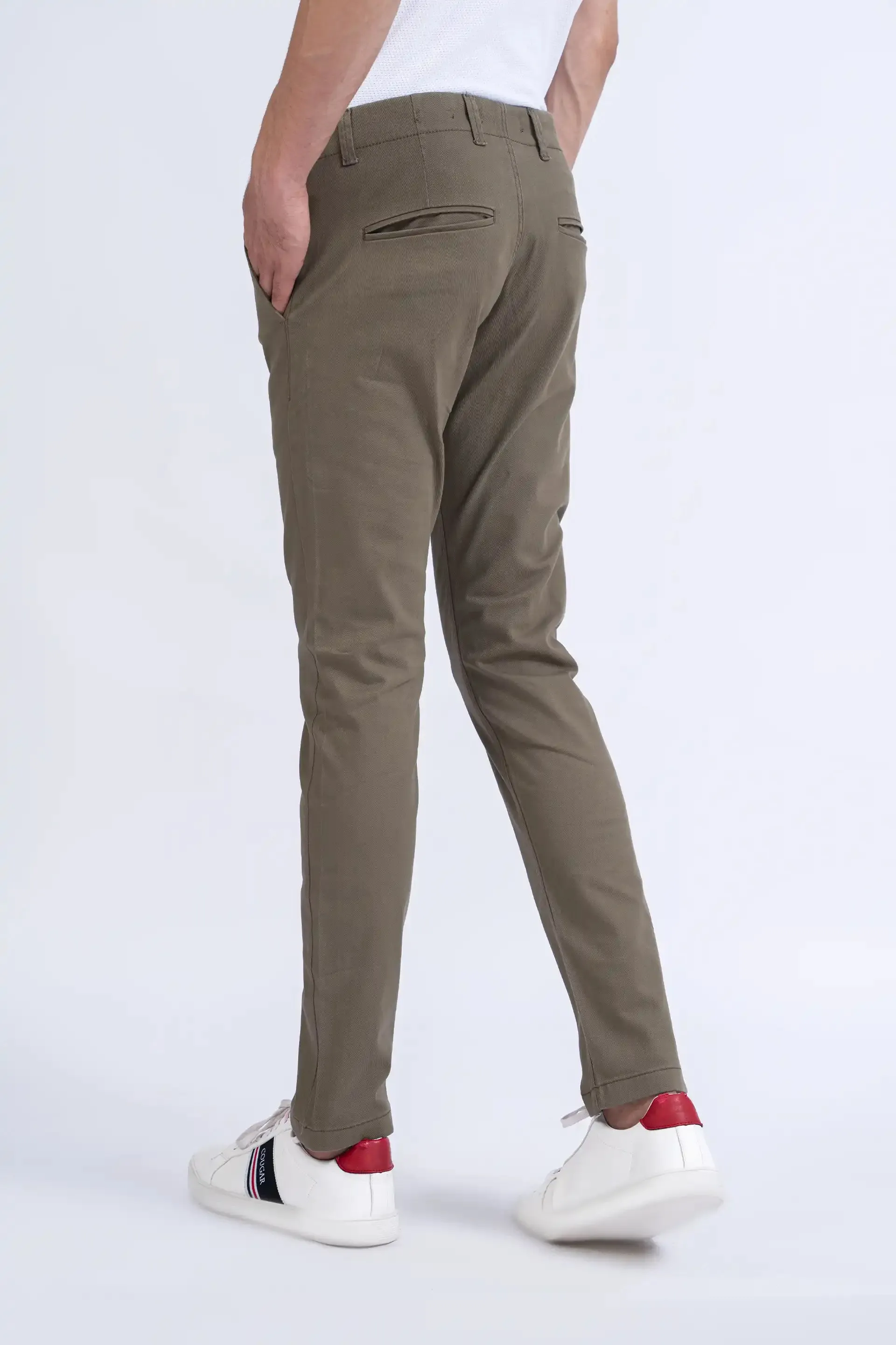 Olive Slim Fit Chino Pants