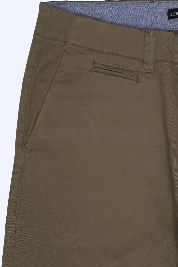 Olive Slim Fit Chino Pants
