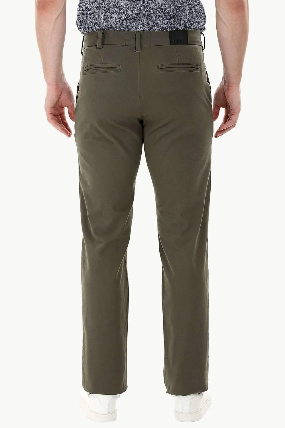Olive Standard Fit Chino Pants