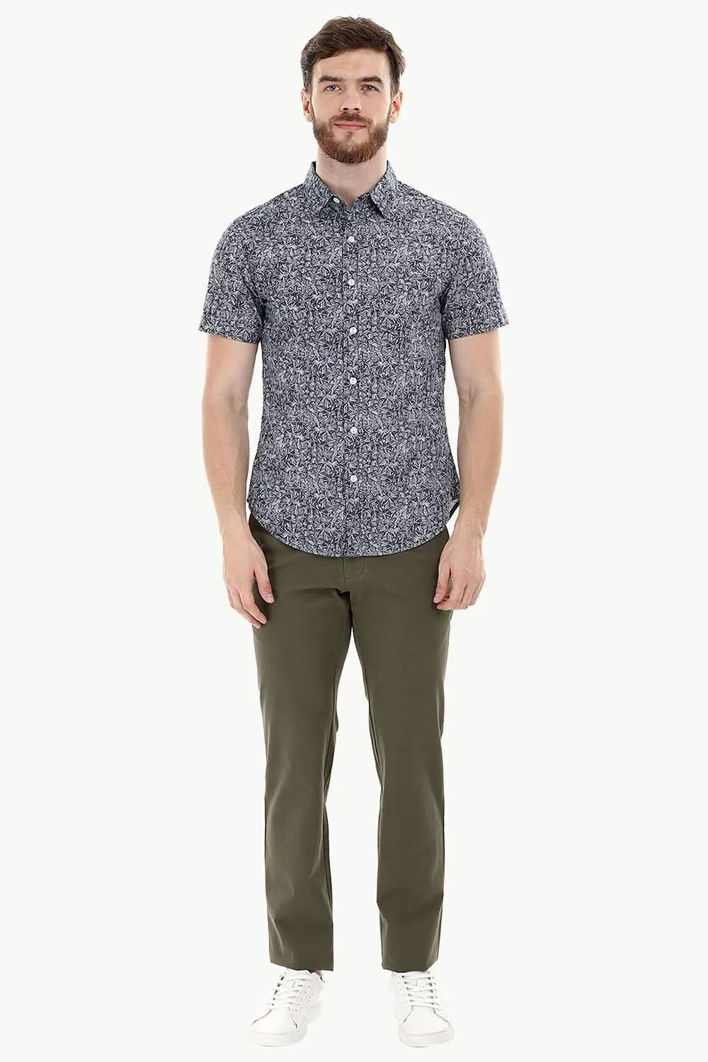 Olive Standard Fit Chino Pants