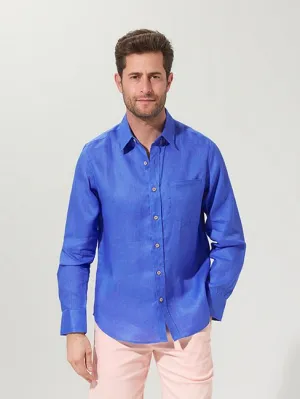 Olympian Blue Linen