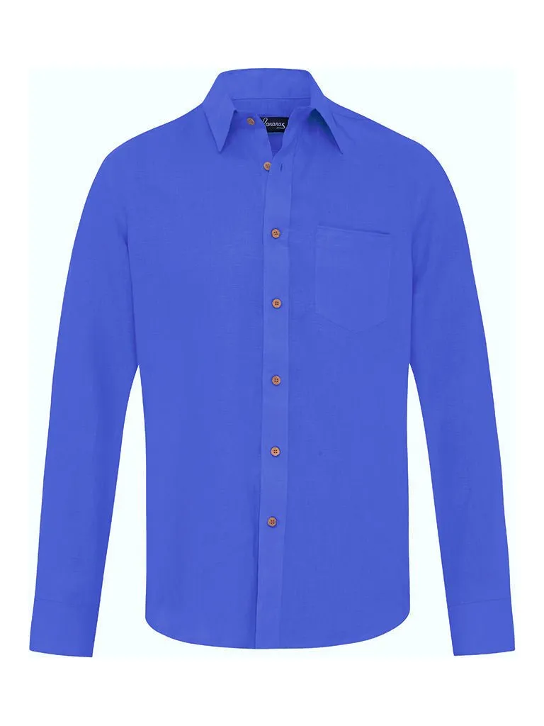 Olympian Blue Linen