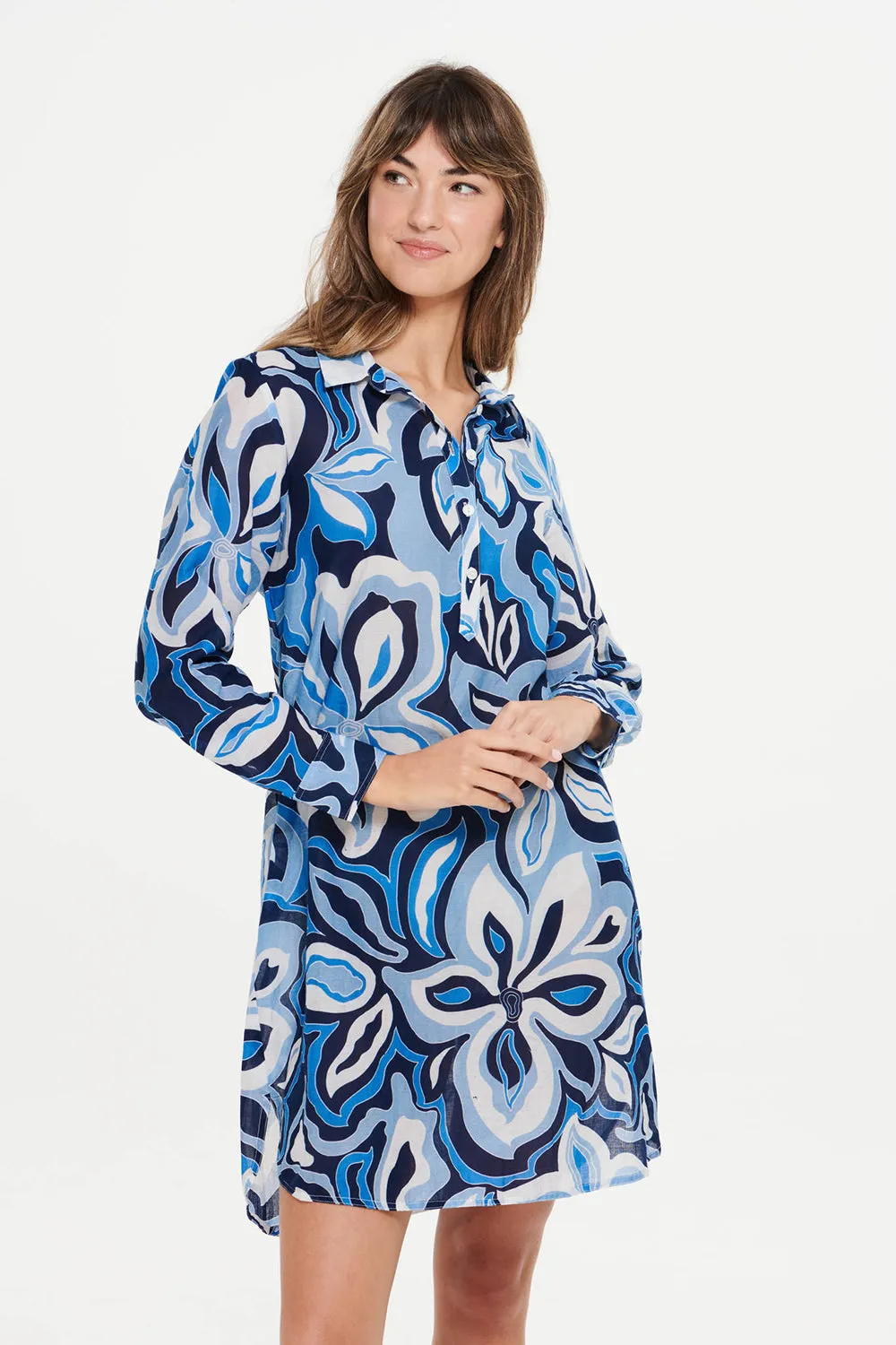 One Season Middy Gilli Copacabana Blue Dress