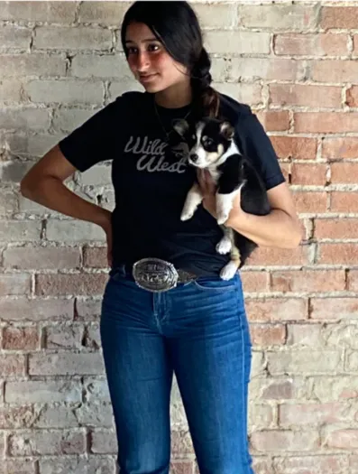Original Cowgirl Clothing T-Shirts: Wild West Vintage Tee