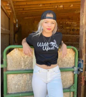 Original Cowgirl Clothing T-Shirts: Wild West Vintage Tee