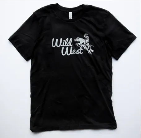 Original Cowgirl Clothing T-Shirts: Wild West Vintage Tee