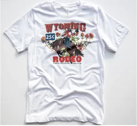 Original Cowgirl Clothing T-Shirts: Wyoming Rodeo