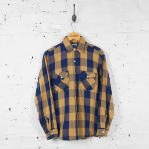 Oshkosh Flannel Check Shirt - Beige/Blue - XL