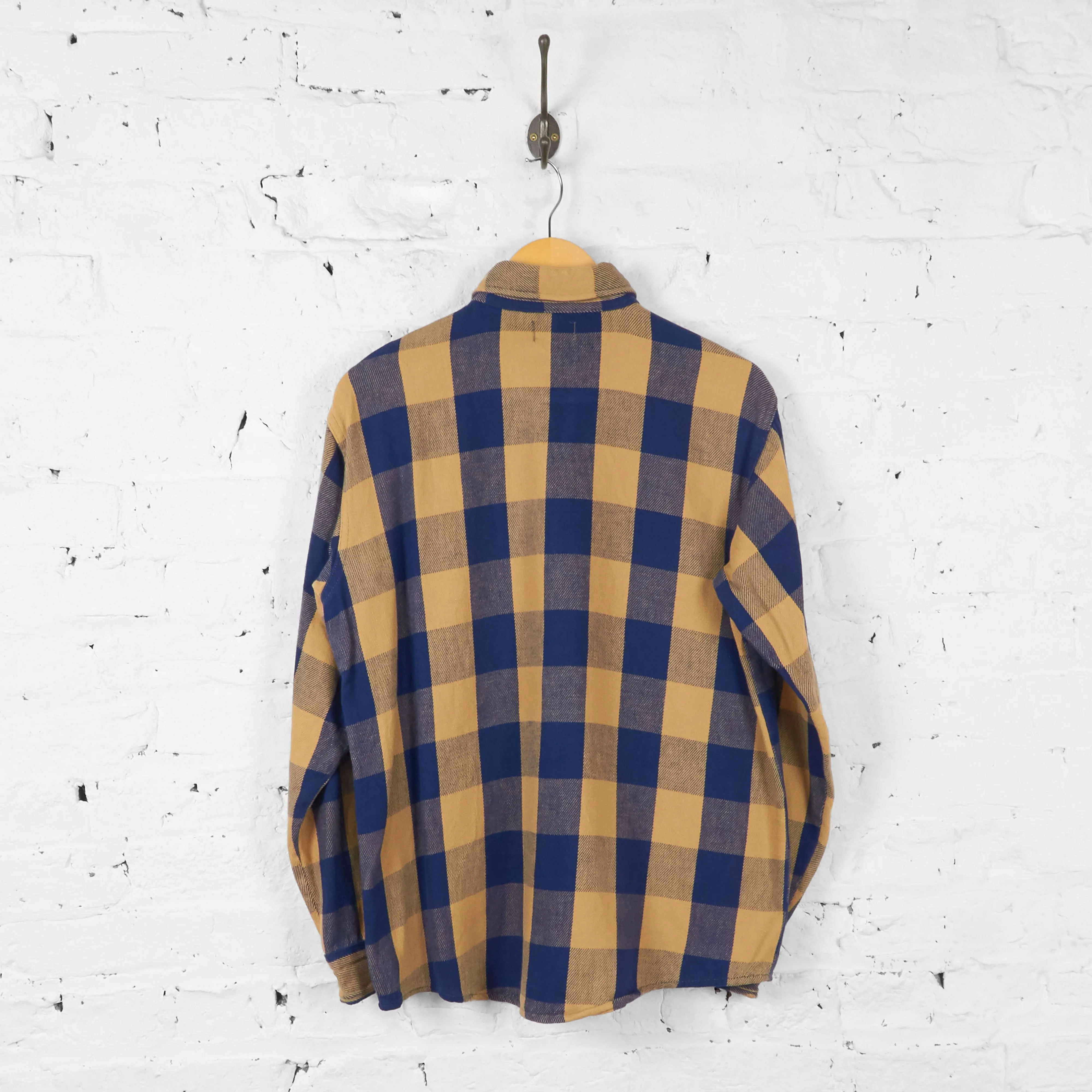 Oshkosh Flannel Check Shirt - Beige/Blue - XL