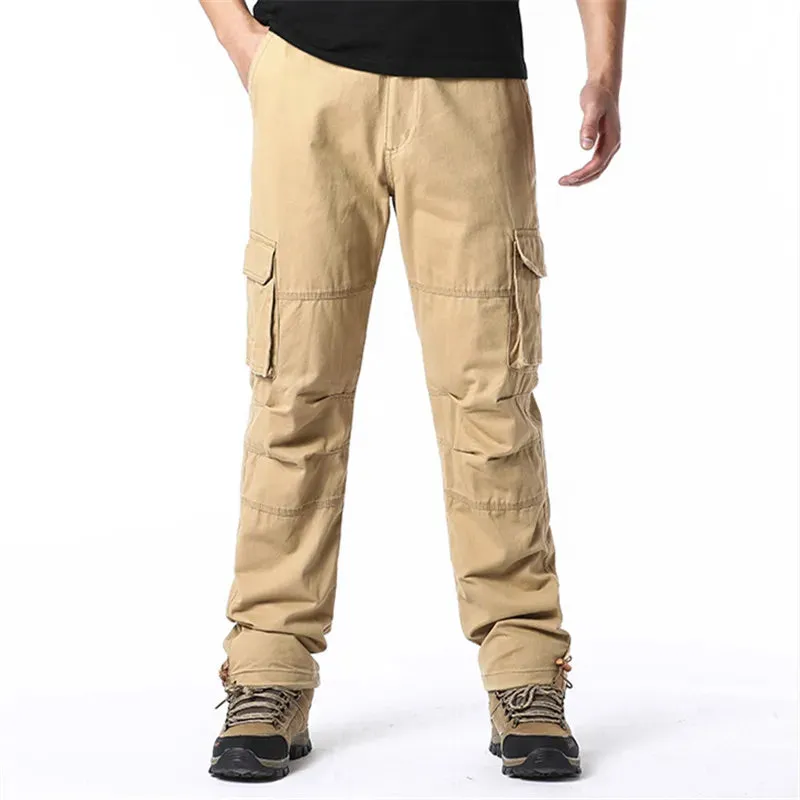 OutdoorX Große Taschen-Latzhose für Herren