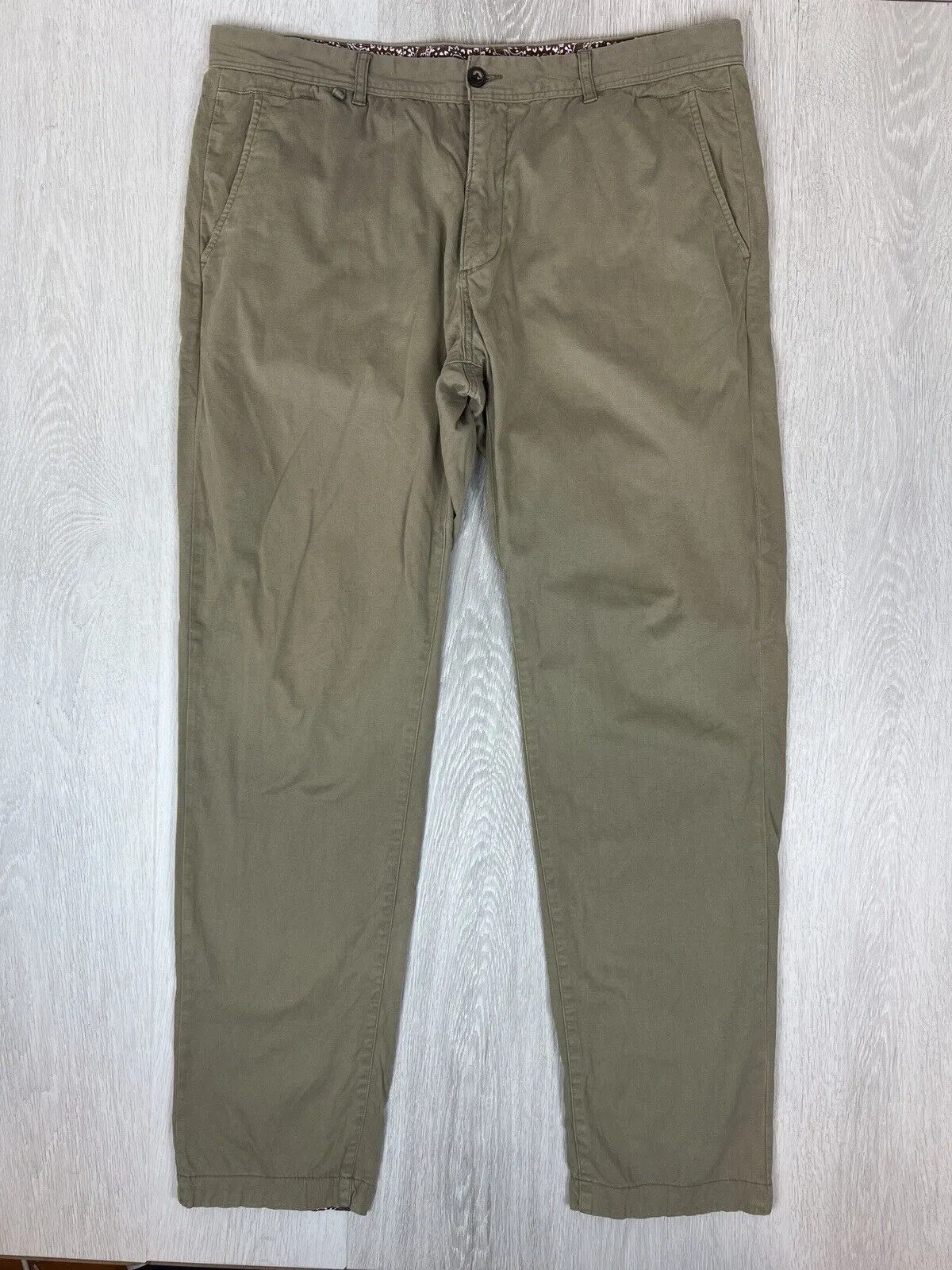 Oxford Mens Slim Chinos Pants Size 98 (2 Pairs)