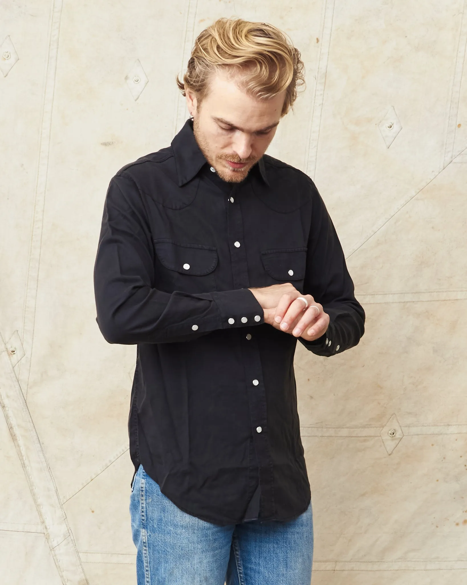 Pals Westerner Tencel Shirt Dark End