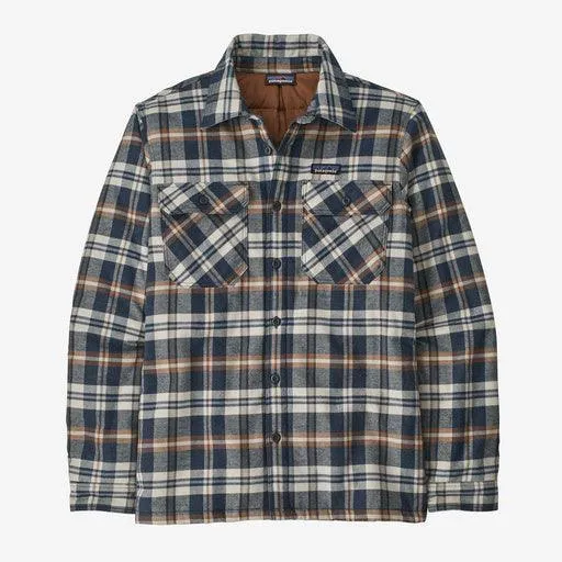 Patagonia Insulated Organic Cotton Midweight Fjord Flannel Shirt Fields: New Navy