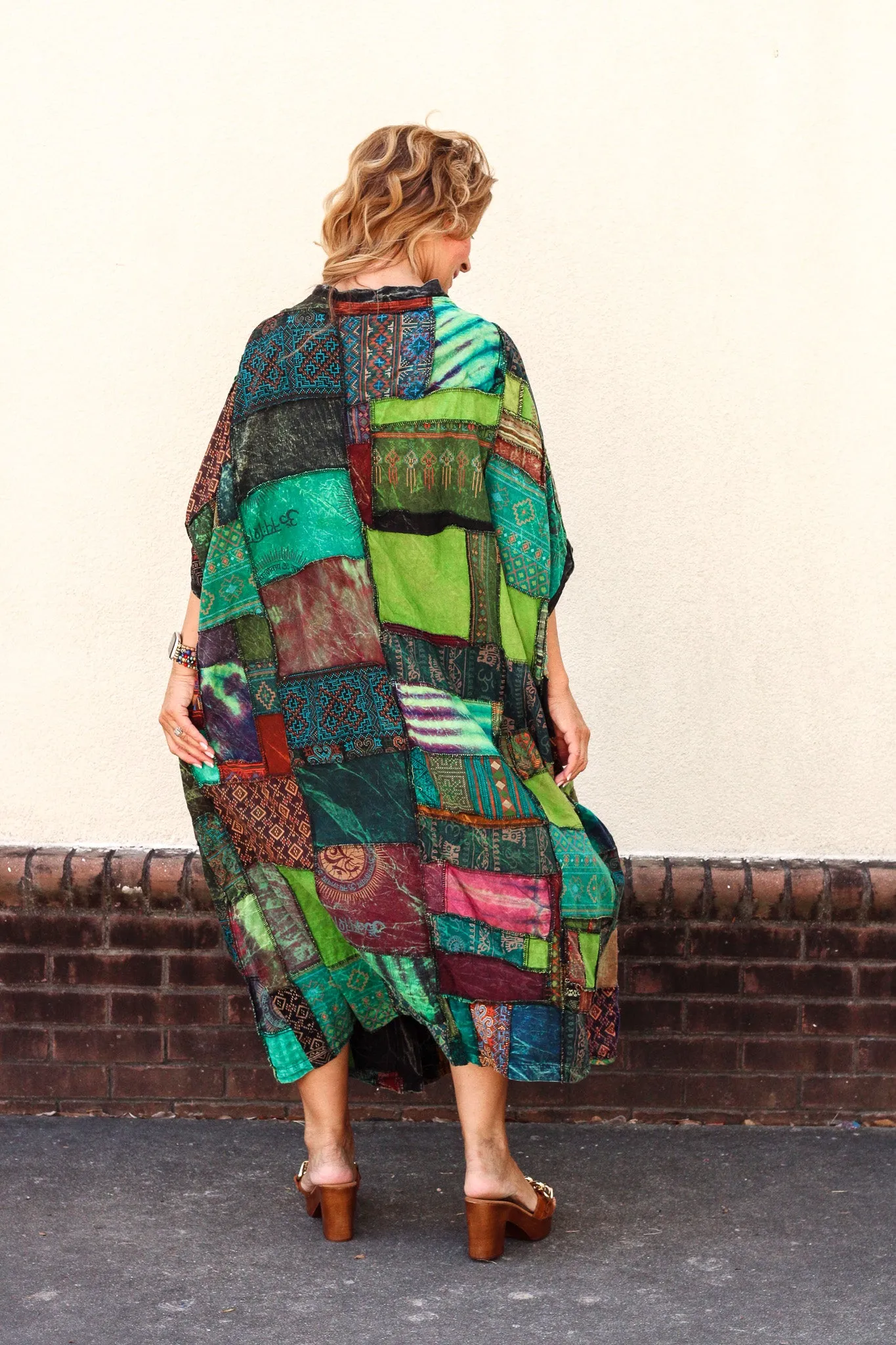 Patches Boho Dress