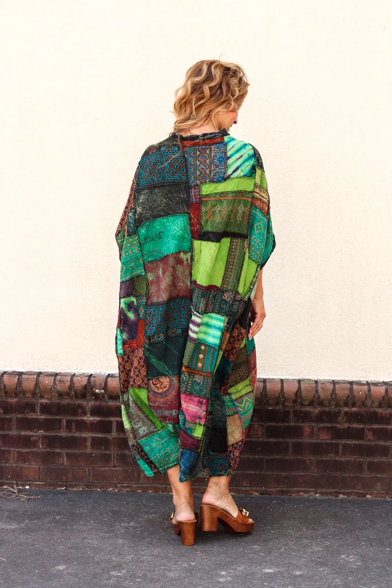 Patches Boho Dress