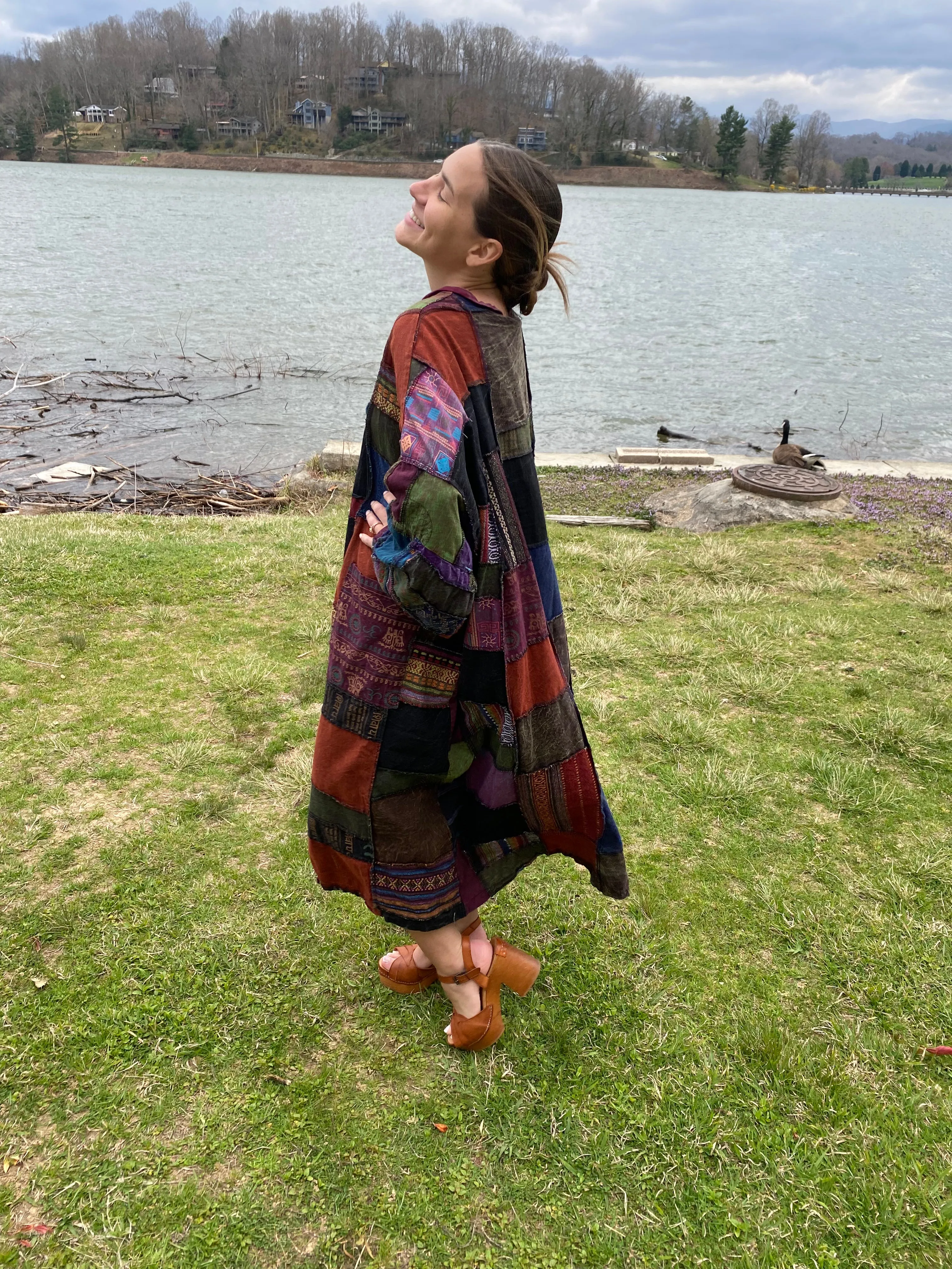 Patches Boho Dress