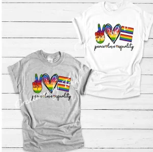 Peace Love Equality- T SHIRT