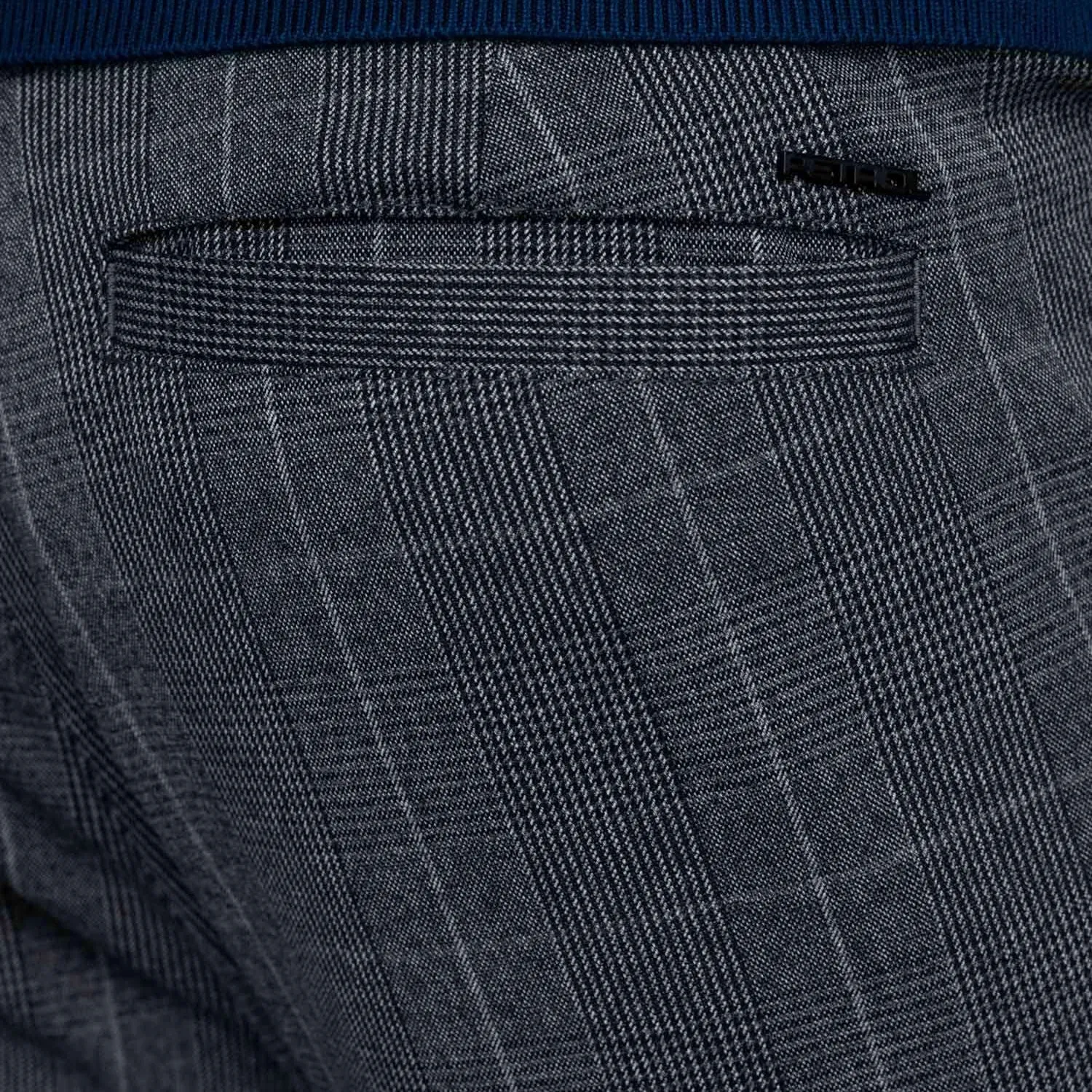 Petrol Industries Checked slim-fit chinos