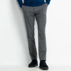 Petrol Industries Checked slim-fit chinos