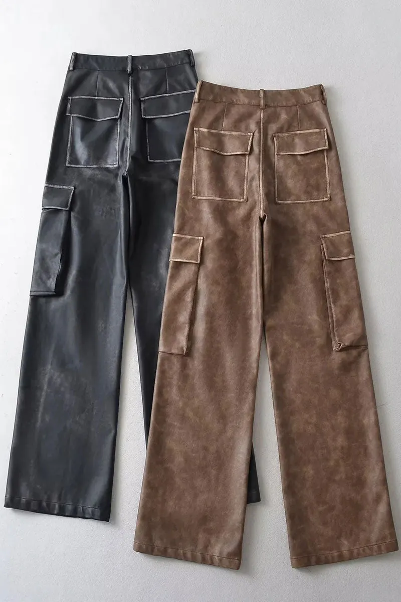 PH727 High Waisted Cargo Pants