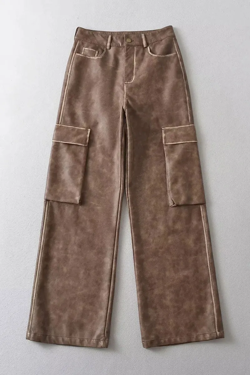 PH727 High Waisted Cargo Pants