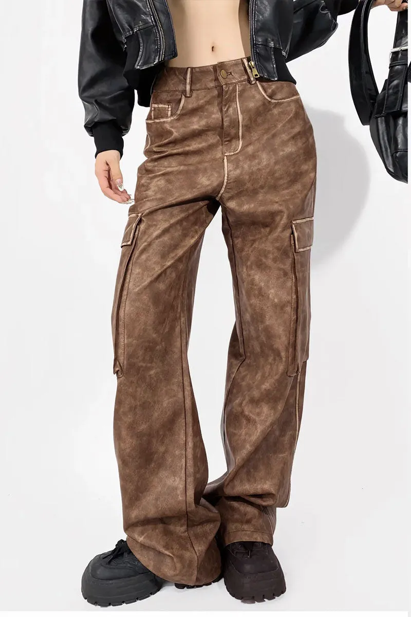 PH727 High Waisted Cargo Pants